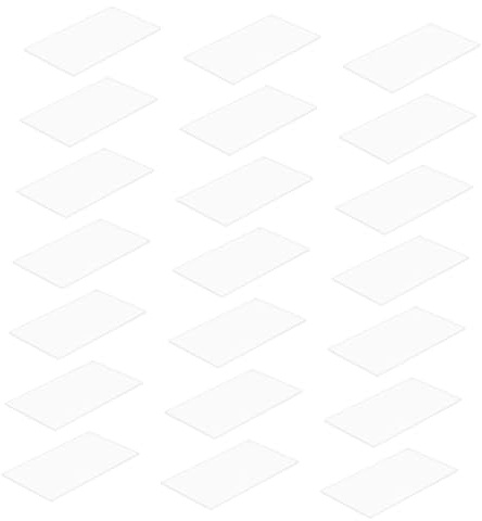 UKCOCO 30 Pièces Cartes de Nom Acrylique Transparentes pour Table Plaques de Numéro DIY pour Mariages Banquets Porte-noms Réutilisables et Faciles à Nettoyer