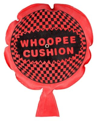 Lempefe Coussins Whoopie - Coussin Peteur, Blagues, Un Coussin Peteur Autogonflant - Farce Et Attrape - Prout Petteur Whopee Cushion, Jouet De Farces Drôles（2 pièces Rouge）