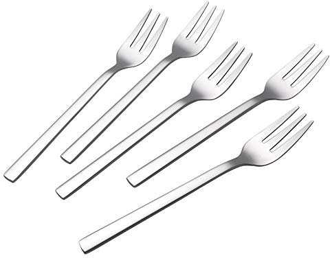 Nesmilers Cake Forks Set of 12, Stainless Steel Small Dessert Forks
