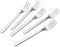 Nesmilers Forchette per Dessert Set 12, Forchetta in Acciaio Inox Forchetta