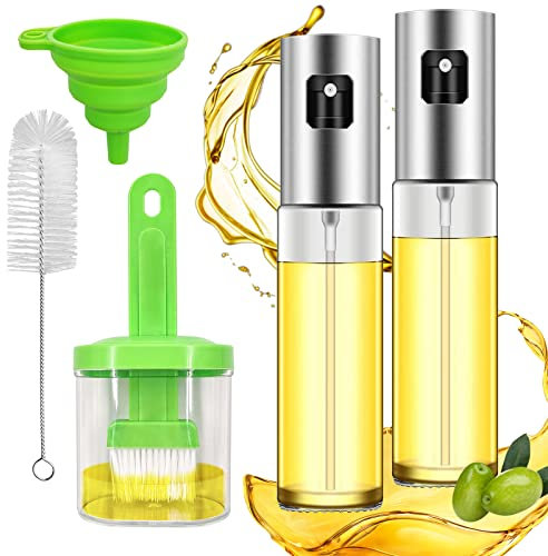 Daily Treasures Pulvérisateur d'huile, vaporisateur d'huile, vinaigre, vinaigre, vinaigre, vinaigre, grill, huile d'olive, gadget de cuisine pour friteuse à air, cuisine, salade, barbecue