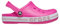 Crocs Unisexe Enfant Bayaband Clog K Sabots, Electric Pink/Petal Pink, 29/30 EU