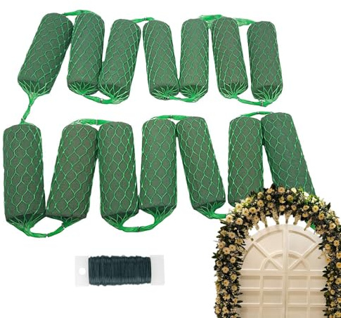 Eoixuqba 14 di schiuma per fiori, in spugna, per composizioni floreali, ad, per porte, composizioni di fiori artificiali per soggiorno, giardino