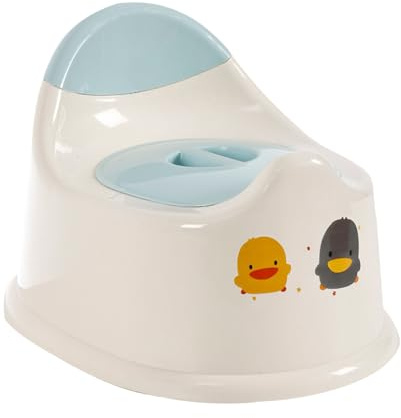 Generico Potta för barn - potta för barn 9,06 x 7,87 x 4,13 tum halkfri, bekväm, bärbar, träning med lock, flickor, utomhus och inomhus