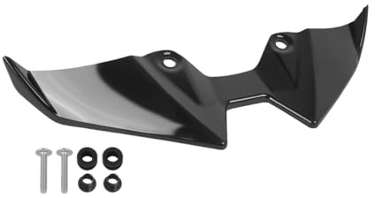 Compatible con Kawasaki Z900 Z900SE 2025+ Alerón de labio delantero Cubierta de ala de viento Carenado aerodinámico Winglets Kit de alerones de fuerza aerodinámica(Glossy black)