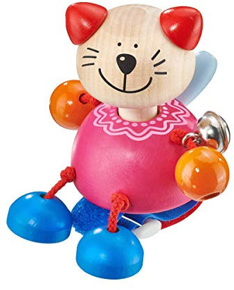 Selecta 61065 Kitti, Kinderwagenspielzeug mit Klettverschluß, 9 cm, mehrfarbig