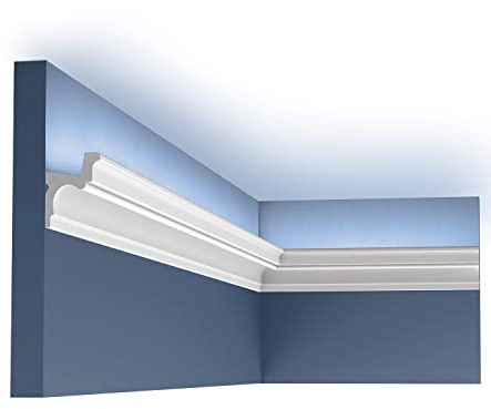 Indirektes Beleuchtungsprofil - Orac Decor - L200xP4,2xH5,5 cm - C323