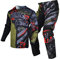 Willbros Gioventù Set di Attrezzi da Motocross MX Combinazione di Pantaloni in Jersey per Bambini Da Corsa Abito Off-road Motociclo Ragazzi Ragazze Brown YM