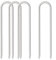 Bodenanker, Zeltheringe, 4 pcs Bodenanker Camping 27cm lang, Fester Zaun, Schaukel, Trampolin, Zelt, Fußballstange und andere Bodenanker, Zeltheringe, Erdnägel Camping, Erdanker