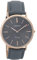 Oozoo Vintage Damenuhr Lederband 40 MM Rose/Blaugrau/Blaugrau C9338