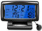 Auto Thermometer Digital Wecker Ruspela Auto Fahrzeuge Temperatur Gauge mit Hintergrundbeleuchtung Auto Thermometer Uhr Digital Alarm Clock