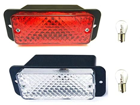 MelTruck® Dimbakljus och bakljus universal 12 V 24 V E20 SET+ glödlampor 12 V