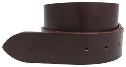 BELTINGER Wechselgürtel aus Vollrindleder mit Druckknöpfen 4 cm | Druckknopf-Gürtel für Damen Herren 40mm | Leder-Gürtel ohne Schnalle 4cm | Braun 80cm