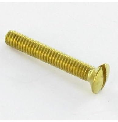 Vis métaux Laiton Tête fraisée bombée TFB Fendue M4X10-1 piece