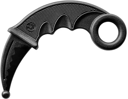 Sportech Italia - Couteau d'entraînement de défense personnelle Dague incurvée Couteau Karambit en caoutchouc Entraînement aux arts martiaux d'autodéfense Silat et Kali self défense