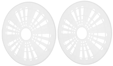 WATIIFUFU 2 Pezzi Copertura Universale in Plastica Bianca da 23,5 Cm, Tappo per Centrifuga, Accessorio Facile da Installare che Favorisce L'asciugatura