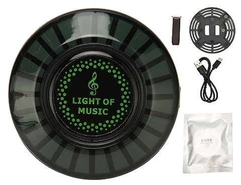 Acouto Lumière de Prise de Son Rvb avec Microphone Haute sensibilité, Rythme Dynamique pour Fête en Voiture, Diffuseur D'arôme de Parfum