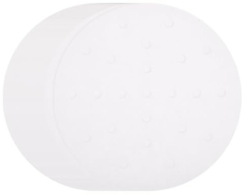sourcing map 200pcs Air Fryer Liners 6 Inch Round Bamboo Steamer Liners with Holes Non-Stick Perforated Parchment Paper Sheets Disposable Steamer Paper for Air Fryers Steaming Basket, White