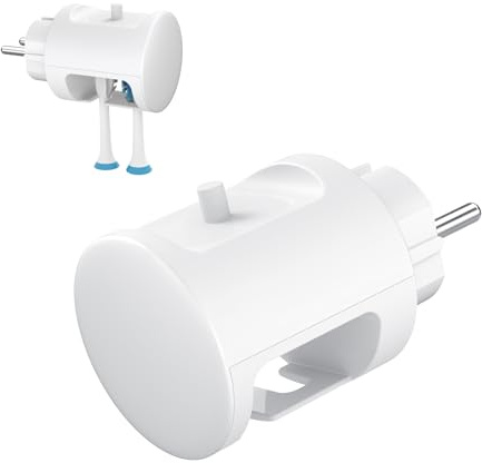 Ladestation Kompatibel mit Philips Sonicare Elektrische Zahnbürste, Ladegerät Wandladegerät EU-Steckdose für Sonicare HX/ExpertClean/Protective Clean Series, mit 2 zahnbürstenhalter, Kabelloser