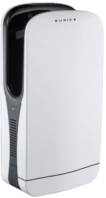 Asciugamani elettrico con sensore 2050 W bianco/grigio - Eunice | Tecom