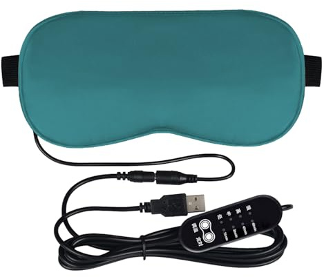 Parche térmico para los ojos, máscara de terapia cálida, almohadilla moderna para dormir, cubierta de vapor relajante, cojín de protección cómoda, correa suave para calentar la cara, banda de chupete