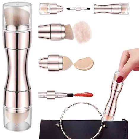 Pinceles De Maquillaje Aplicador De Belleza De Doble Extremo