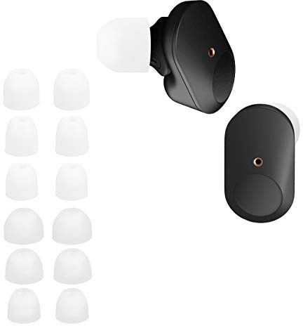kwmobile 14x Ersatzpolster kompatibel mit Sony WF-1000XM3 / WF-1000XM4 / WF-1000XM5-4 Größen - Silikon Ersatz Ohrstöpsel In-Ear Kopfhörer - Polster