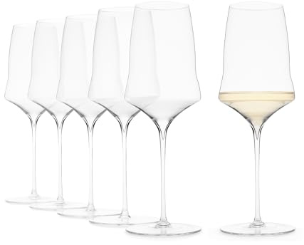 Josephinenhütte – Josephine No 1 – vitt vinglas – set med 6