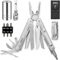 SHALL Multitools,Mehrzweck-Werkzeug mit Schraubendreher-Bits und Universal-Steckschlüssel,18-in-1 Multitool Pliers,for Camping Fishing Survival Hunting