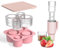 MARUKO Eiswürfelform Silikon für Stanley Becher, Eiswürfelbehälter für Stanley Cup, Silikon Eiswürfelform mit Deckel, BPA Frei, Eiswürfelschale Sichere Eiswürfel Form für 20/30/40 Oz Becher (Rosa)