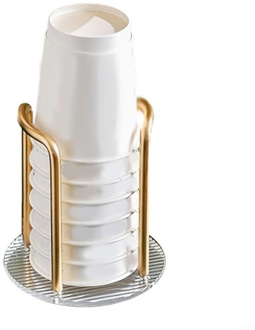 Portabicchieri funzionale e ordinato, facile installazione, look alla moda (singolo)