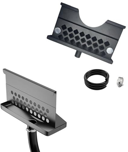 Avejjbaey Blackstone - Contenitore per grasso da forno, imbuto per lo scarico del grasso posteriore, adatto per l'aggiornamento del