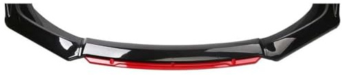 Coche Alerón Delantero para Alfa Romeo 166 2003-2008, Spoiler Labio De Parachoques Delantero Divisor Labios Canard Automóvil Accesorios,E-Black Red