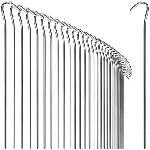 com-four® 36x Zelt-Heringe aus Stahl 23cm x Ø 4mm - Lange und robuste Erdnägel für Camping und Outdoor - ideal für normalen Boden