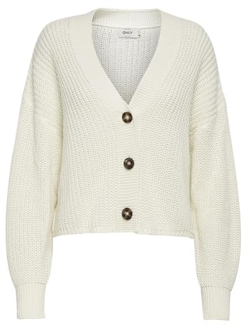 Only Mujer Onlcarolspring L/S Cardigan Knt Suter crdigan,Jet Stream,S