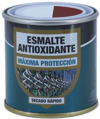 H HANSEL HOME Esmalte Antioxidane Tabaco, Máxima Protección y Decoración de Superficies de Acero, Hierro, Secado Rápido (Tabaco, 750 ml)