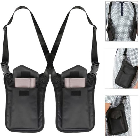 wiipara Versteckte Unterarm-Schultertasche, Anti-Diebstahl Umhängetasche Brieftasche, Mehrzweck-Schultertasche, taktische Achselholster Tasche für Reisen (Gleiche Taschen)