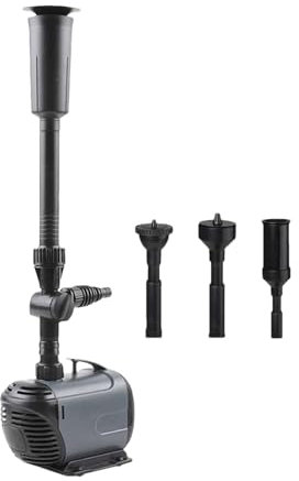 Vattenfontänpump | utomhus fontänpump | Dammvattenfallspump, fontänpump med filter, reservoarpump i rostfritt stål, vattencirkulationspump för akvarium, och damm