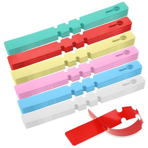 120 Stück Pflanzenstecker Pflanzenschilder, Kunststoff Pflanzenetiketten zum Beschriften Wetterfest Hängende Pflanzen Schilder, Gartenschilder Wiederverwendbar für Innen und Außenbereich, Mehrfarben