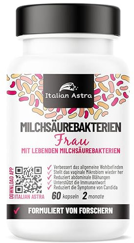 Ménopause & Pré-Ménopause | Complément Naturel Sans Hormones | Bouffées de Chaleur, Sommeil, Humeur | Probiotiques & Canneberge | 60 Gélules – Fabriqué en Italie