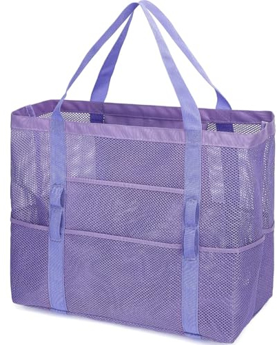 Fammart Large Mesh Beach Bag for Women, Oversized Beach tote Swim Pool Bag