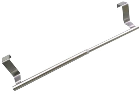 Stainless Steel Single Rod Expandable Towel Rack, No-Drill