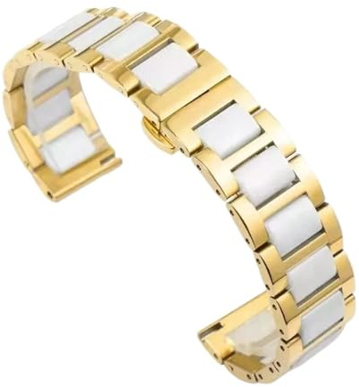 20 mm 22 mm keramiskt klockarmband Snabbkopplingsrem Utsättningsspänne Armband for kvinnor män