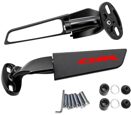 För CBR600RR CBR1000RR CBR250RR CBR500R CBR954RR CBR 650R 500R Motorcykel CNC Backspegel Fast Vinge Backspegel(CBR Red3)