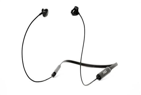 adj NECKBAND - Cuffie Bluetooth 5.0 Auricolari In-Ear Sportivi Wireless con Microfono e Controllo Volume, Headset Senza Fili Doppia Connessione per Smartphone/Tablet, Nero
