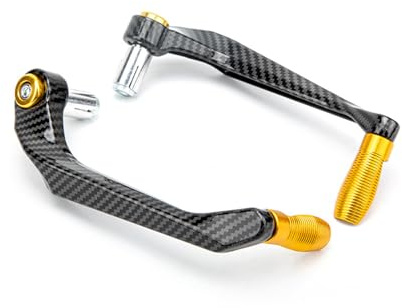Fydun Paraleve Moto, 7/8 Pollici 22mm Paramani Moto Universali Protezione del Manubrio del Motociclo in Lega di Alluminio Protezione Leva Freno per Moto, Auto Elettriche, Mountain