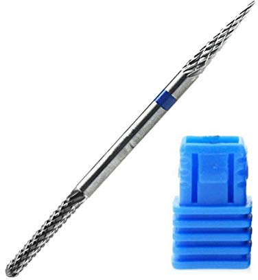 Natury Nails 2-i-1 dubbel spets nagelsvarv bit manikyr pedikyr emalj akryl naglar gel naglar roterande borr (medium korn)