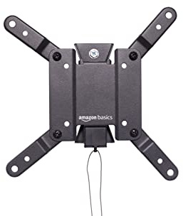 Amazon Basics Supporto a parete per TV inclinabile, si adatta a da 12 pollici a 40 pollici e VESA 200 x 200, 30.5 - 101.6 cm, Nero