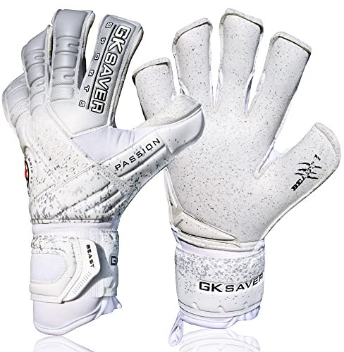 GK Saver Fußball-Torwarthandschuhe Passion Beast Pro Series Professionelle Anti-Rutsch-Grip-Fußball-Torwarthandschuhe (Passion Beast Pro 1, Size 11)