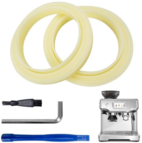 2 Piezas Anillos de Sellado Compatibles con Sage The Barista Express, Juntas Tóricas de Silicona de Repuesto para BES875UK SES875BKS SES875 SES875BTR2GUK1 Máquinas de Café Espresso